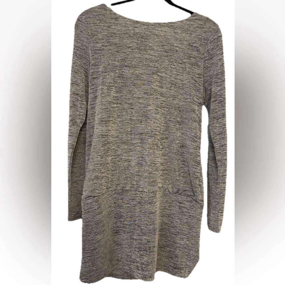 NWT White House Black Market Women’s Small Grey Long Sleeve Open Back